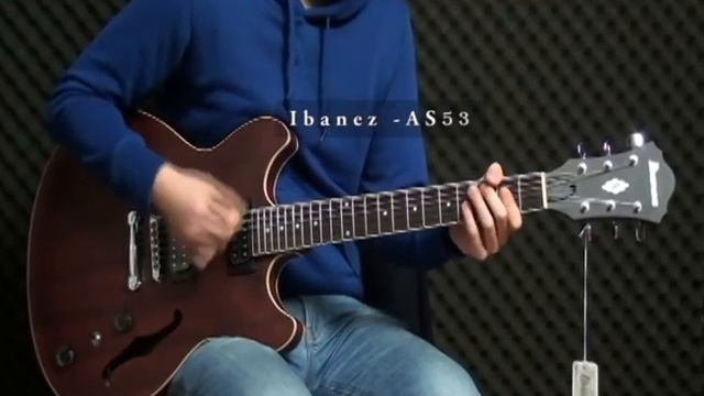 GMMUSIC - Ibanez AS53 смотреть онлайн