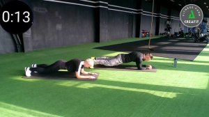HIIT  (ВИИТ) тренировка на мышцы кора и пресс.