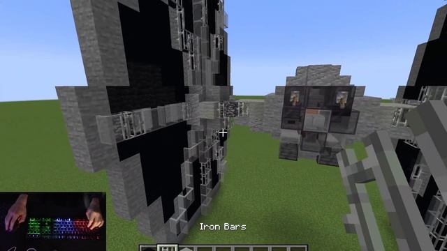 Minecraft Java Tie Fighter 1:1 Scale!! Showcase Star wars build смотреть онлайн