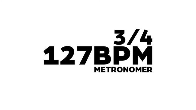 127 BPM Metronome 3/4 смотреть онлайн