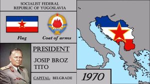 История Югославии 1918-2006 на карте.