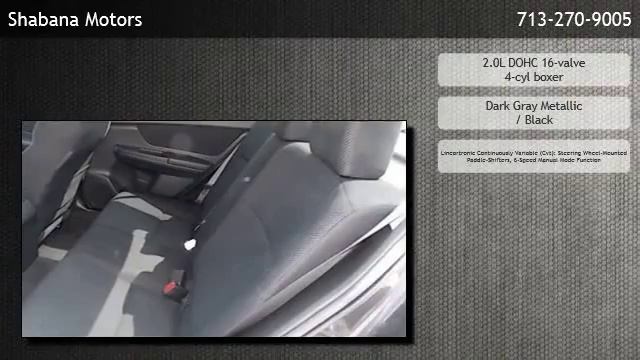 2012 Subaru Impreza 2.0i Premium Automatic - Houston смотреть онлайн