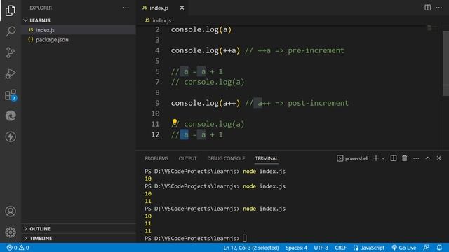 JavaScript Increment and Decrement Operators in Hindi Detailed Explanation