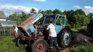 МТЗ-50Л запуск