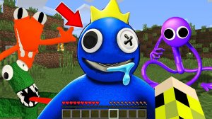 Я нашёл РАДУЖНЫХ ДРУЗЕЙ в майнкрафт ! ROBLOX RAINBOW FRIENDS MINECRAFT