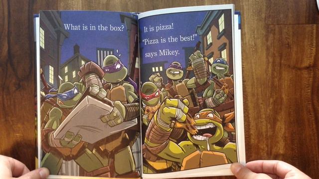 Teenage Mutant Ninja Turtles Pizza Party Read Along Aloud Story Book смотреть онлайн