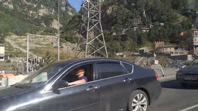 Дорога Россия - Грузия (трасса Владикавказ-Верхний Ларс(прохождение границы)-Тбилиси