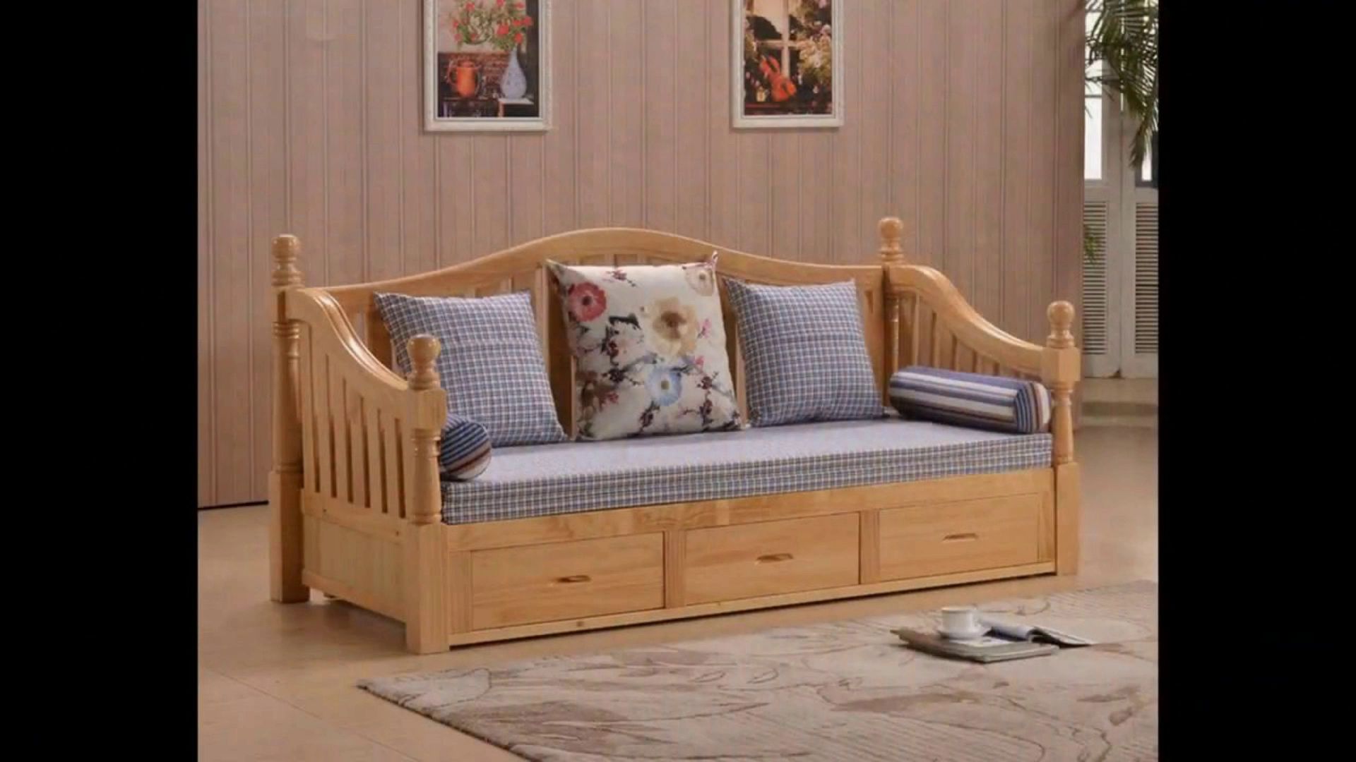 кровать тахта из массива сосны