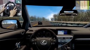 Lexus RX350 2014 - City Car Driving - LOGITECH G29 Gameplay