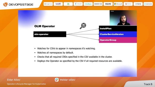 Eldar Aliiev | Operator Lifecycle Manager for Kubernetes смотреть онлайн