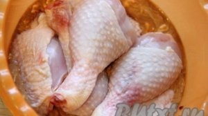 Куриные голени в маринаде