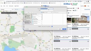 Zillow To Excel - Google Chrome Extension