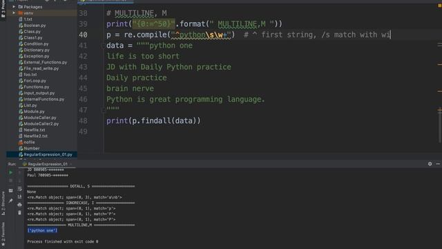 JD with Daily Python Practice ( Python Regular Expressions )
