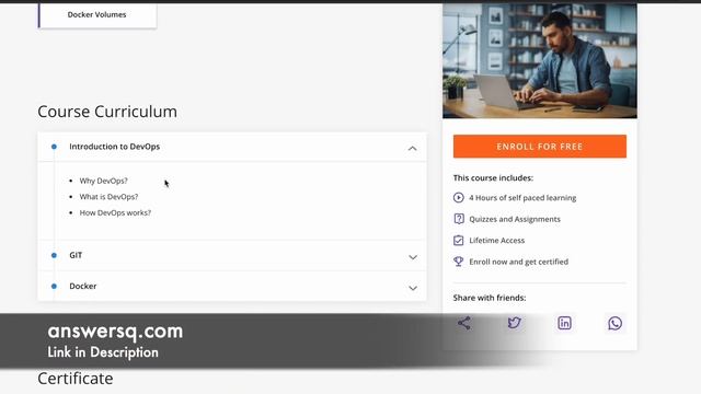 Free DevOps Course with Certificate