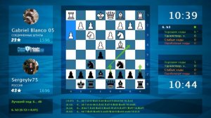 Chess Game Analysis: Gabriel Blanco 05 - SergeyIv75 : 0-1 (By ChessFriends.com)