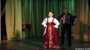 "Как со вечера пороша". Исп. Юлия Краснова, концертмейстер Александр Летунов.