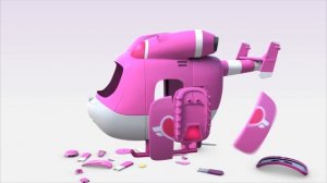 [Супер крылья Собрать игрушку] Диззи | 3D сборка | джетт и его друзья