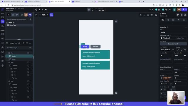 How to use App state, Conditions, Conditional Visibility and Logic Operations in FlutterFlow