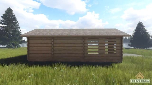 ХОЗБЛОК "ГРАМОТНЫЙ" 3,7х8,6 м смотреть онлайн