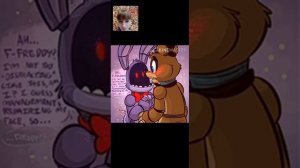 Бонни реагирует на шип бонни и фредди!