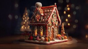 💥 ВЯЗАНЫЙ ДОМИК крючком. Новогодний декор крючком и Рождественские идеи. #4k