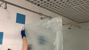 Как отмыть стекло в душевой кабине  ( eXcept 321)