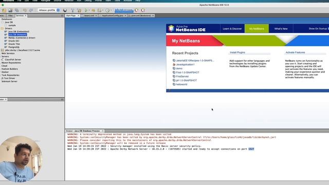 Working with Apache Derby Database with NetBeans IDE