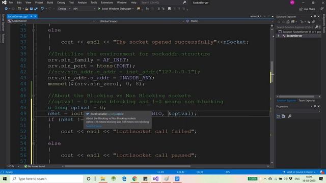 Socket Programming Part - 4 (Blocking vs non blocking sockets) in C/C++