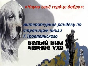 "Научи своё серце добру": литературное рандеву по книге Г. Троепольского "Белый Бим Черное ухо"