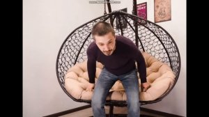 Двухместное подвесное кресло обзор.