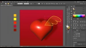 РИСУЕМ СЕРДЦЕ В 3D I УРОК В ADOBE ILLUSTRATOR