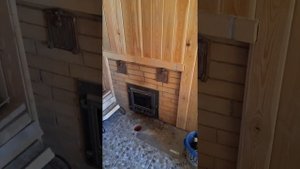 Парная с наклонным потолком. Режим русской бани.