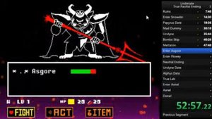 Undertale Speedrun - True Pacifist Ending in 1:39:00