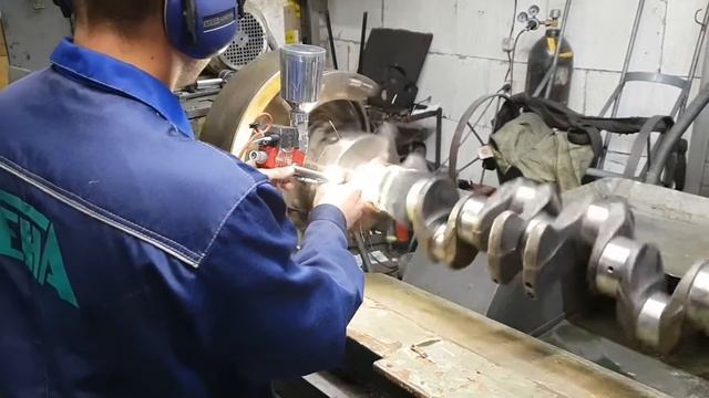 НАПЫЛЕНИЕ КОЛЕНВАЛА. НАНЕСЕНИЕ МЕТАЛЛА НА РАЗЛИЧНЫЕ ДЕТАЛИ