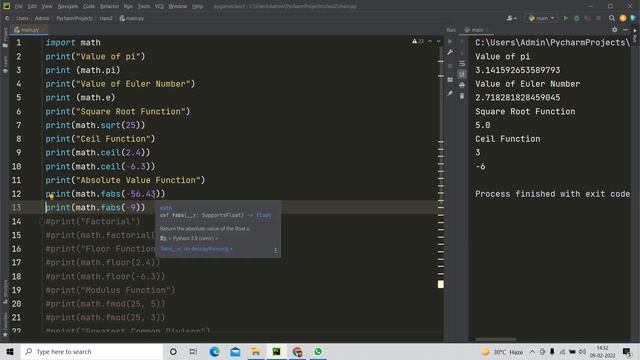 Math Module in python | Episode-5| Pythonista_Geek |Basics of python