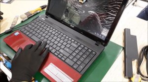 Acer Aspire E1 -531 E1-571 Keyboard Replacement and Ram Upgrade