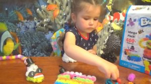 Конструктор липучка Bunchems Собираем фигурки чудиков и монстров. Банчемс обзор и распаковка.