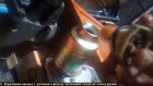 Замена топливного фильтра Дизель Паджеро 4