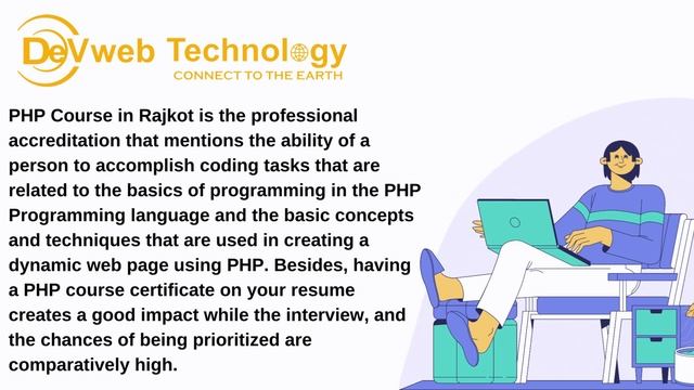 Best PHP Development Training in Rajkot Join us Devweb Technology, Top PHP Development in Rajkot.