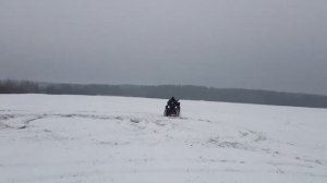 Стелс леопард 600, первый снег