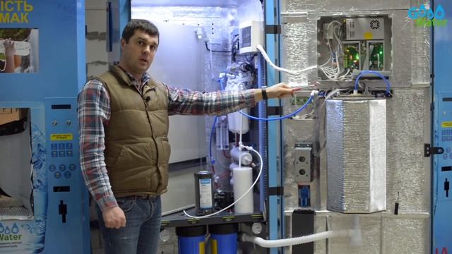 Як працює автомат GWater процес очистки води смотреть онлайн