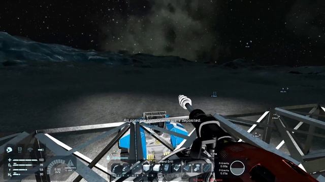 Moon Survival Adventure: Finding Ore - A Space Engineers Journey / Part 2 смотреть онлайн