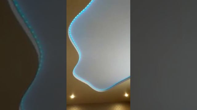 КОМПАНИЯ НЕБОСВОД НИЖНИЙ - ДВУХУРОВНЕВЫЙ  ПОТОЛОК С LED ПОДСВЕТКОЙ