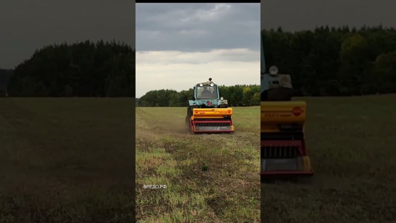 Улучшение сенокосов пастбищ луговые сеялки Vredo