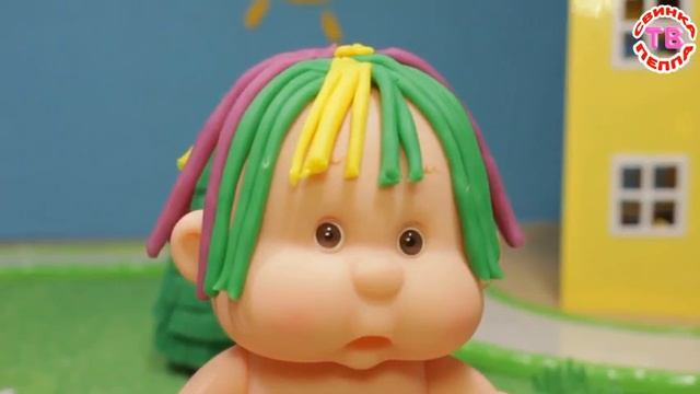 Куклы Пупсики мультфильмы для детей Беби Элайв Стрижет Play Doh Развивающий мультик для девочек Де смотреть онлайн