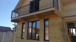 устройство балкона на каркасном доме