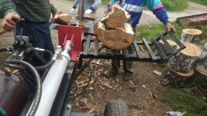 Гидравлический дровокол Вакула. Митяево