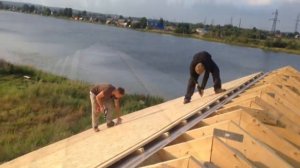 Кровля на срубе