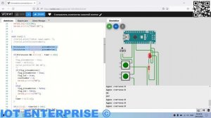 ARDUINO псевдомногопоточность работа с кнопками подсчет нажатий работа с флагами световая индикация