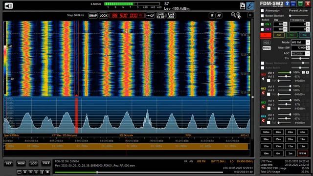 20.05.2020 12:28UTC, [Es], Предположительно BNR Horizont, Royak, Болгария, 88.9МГц, 1602км